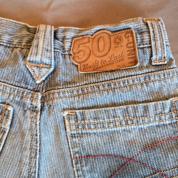 G Unit Tools of the Trade 50 Boys Kids Denim Blue Jean Long Shorts Size 5. - Picture 8 of 10